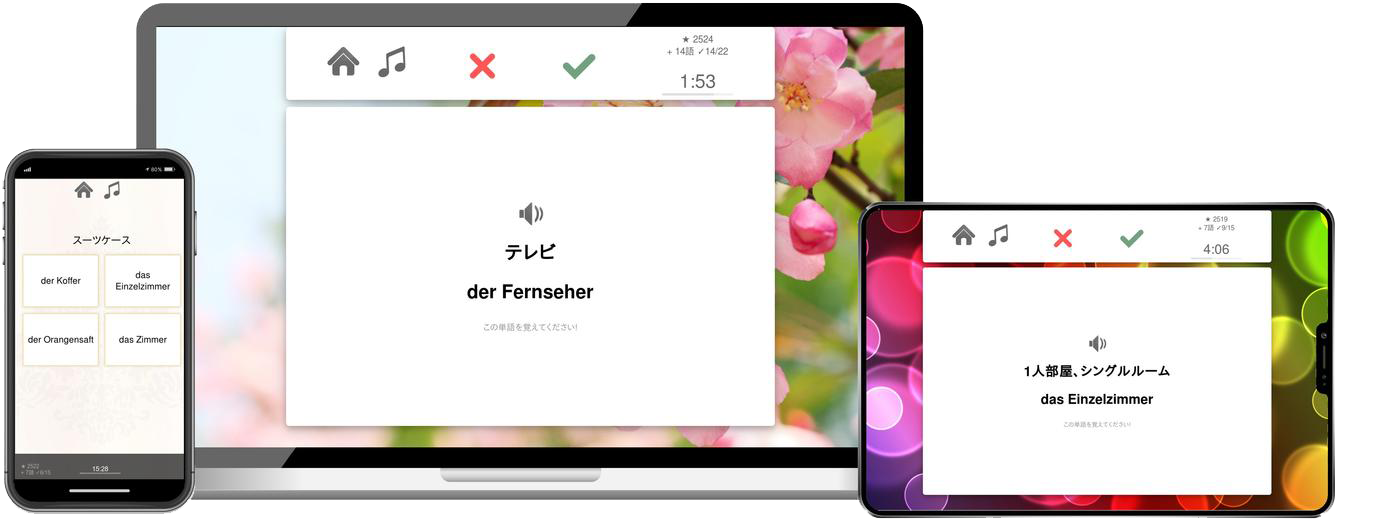 Deutsch lernen für Japaner-Basiskurs (A1/A2) + Audiotrainer - Onlinekurs
