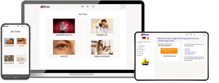 Deutsch für Slowenen-Aufbaukurs (B1/B2) + Audiotrainer - Onlinekurs Deutsch für Slowenen-Aufbaukurs (B1/B2) + Audiotrainer - Onlinekurs