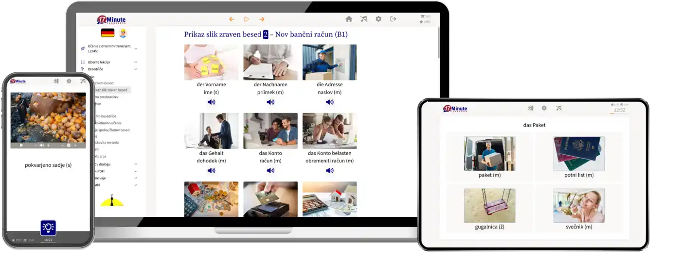 Deutsch für Slowenen-Fachwortschatz (C1/C2) + Audiotrainer - Onlinekurs
