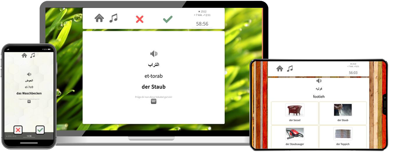Ägyptisch-Aufbaukurs (B1/B2) + Audiotrainer - Onlinekurs