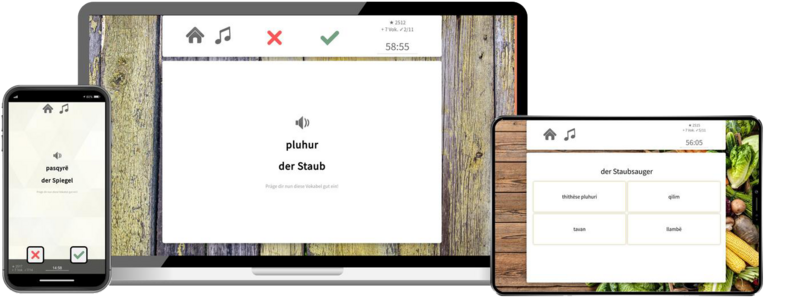 Albanisch-Aufbaukurs (B1/B2) + Audiotrainer - Onlinekurs
