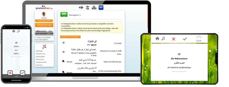Arabisch-Komplettpaket - Onlinekurs