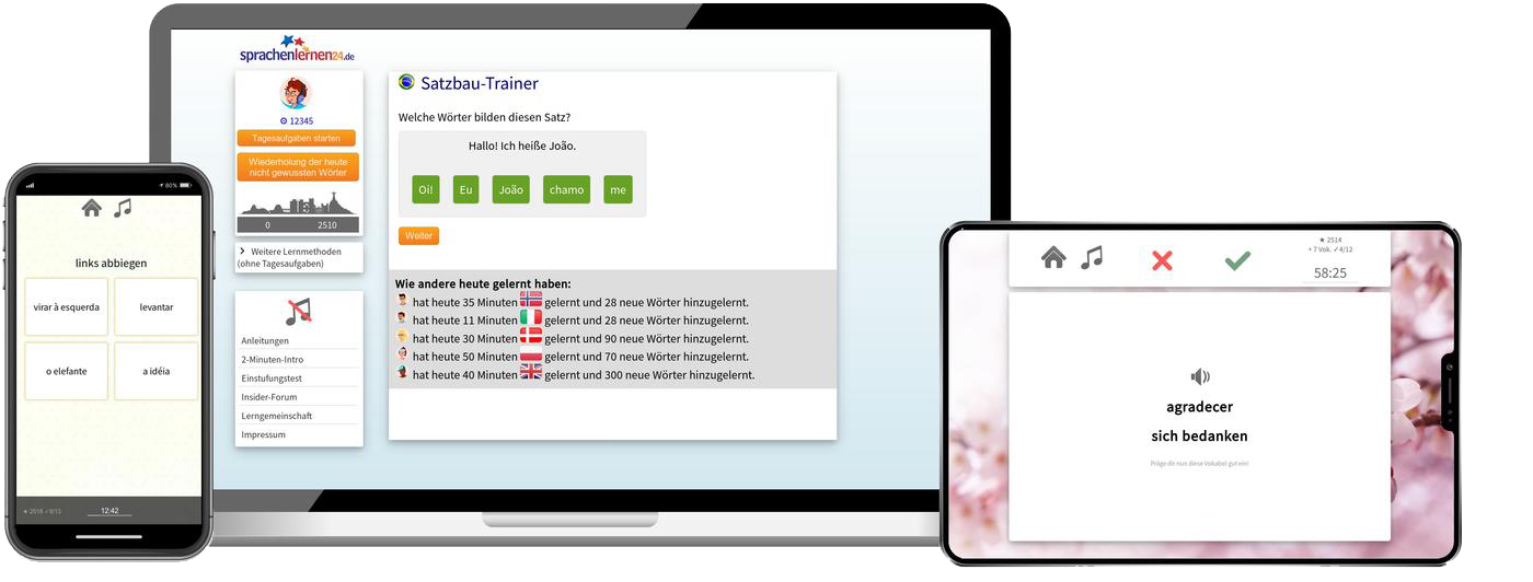 Brasilianisch-Fachwortschatz (C1/C2) + Audiotrainer - Onlinekurs