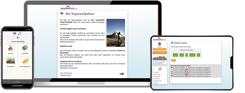 Brasilianisch-Komplettpaket - Onlinekurs