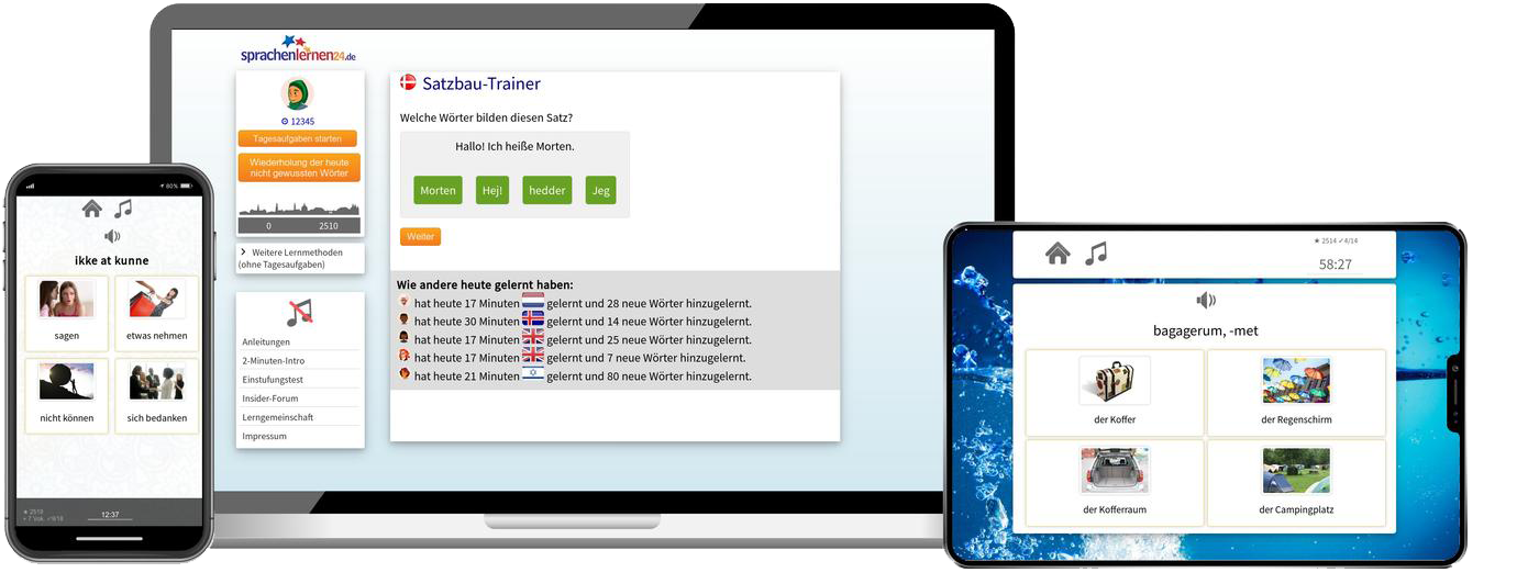 Dänisch-Fachwortschatz (C1/C2) + Audiotrainer - Onlinekurs