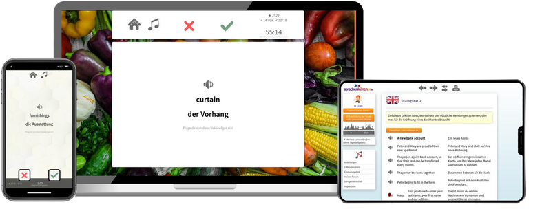 Englisch-Komplettpaket - Onlinekurs