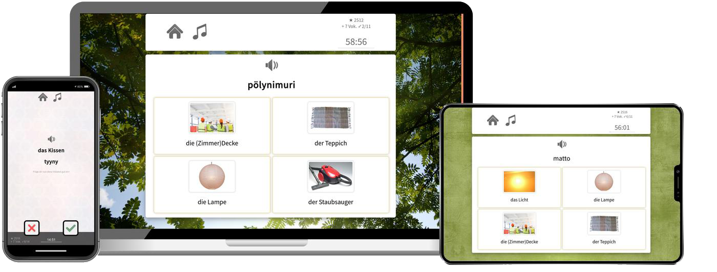 Finnisch Aufbaukurs B1 B2 Onlinekurs mit Audiotrainer für Fortgeschrittene