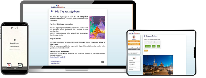 Finnisch-Komplettpaket - Onlinekurs