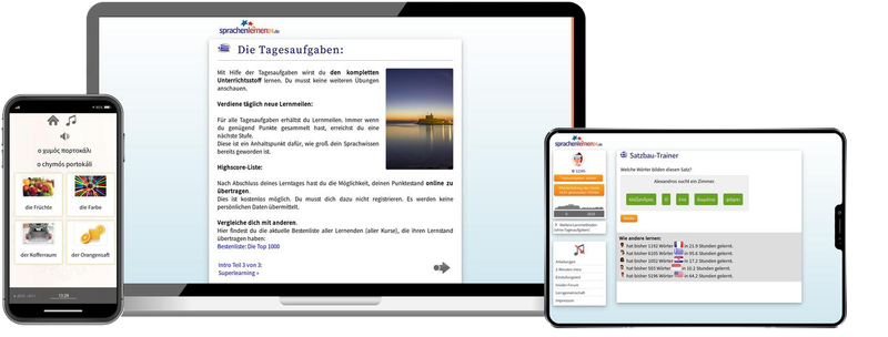 Griechisch-Komplettpaket - Onlinekurs