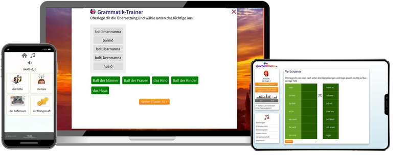 Isländisch-XXL-Paket - Onlinekurs Isländisch-XXL-Paket - Onlinekurs