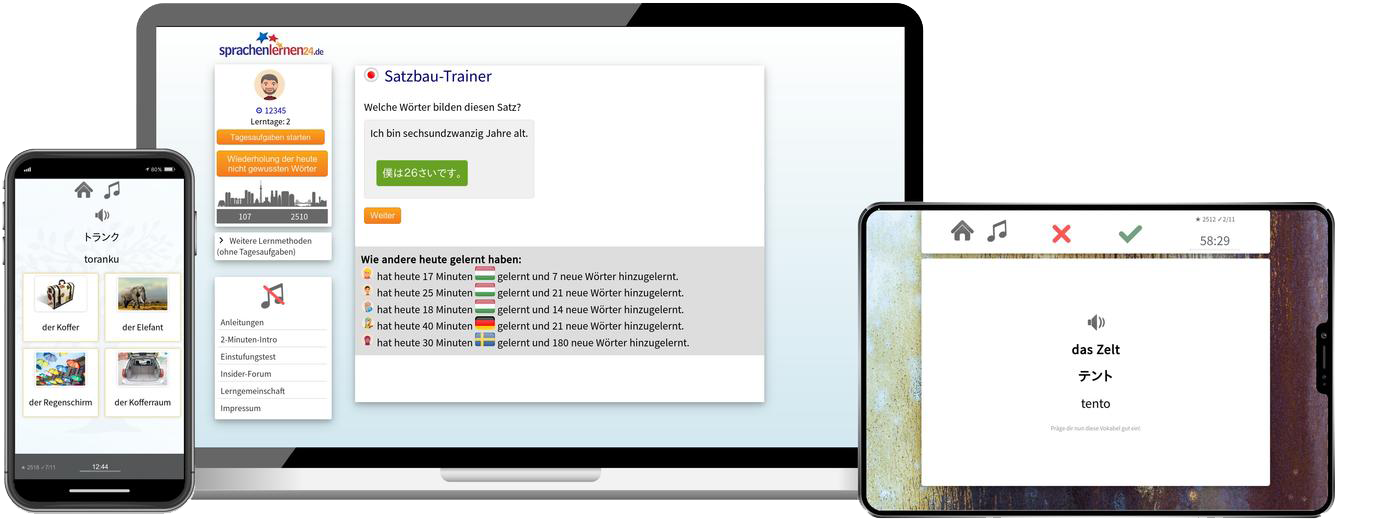 Japanisch-Fachwortschatz (C1/C2) + Audiotrainer - Onlinekurs