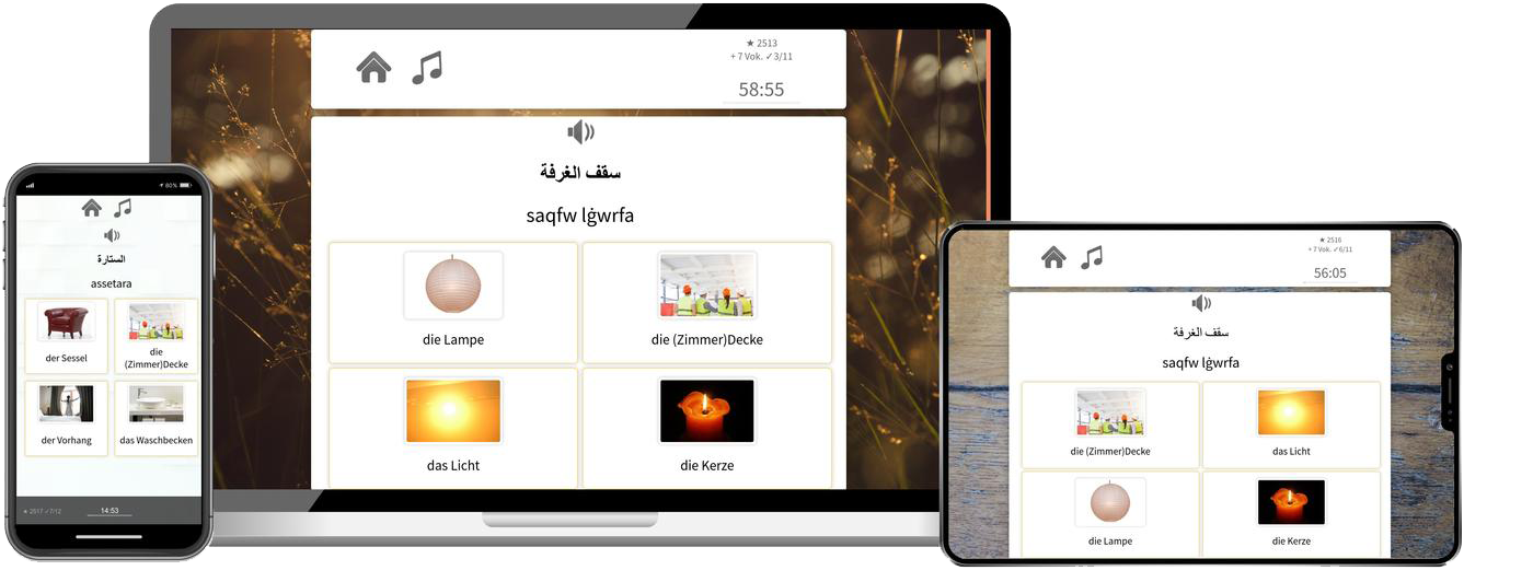 Jordanisch Aufbaukurs B1 B2 Onlinekurs mit Audiotrainer für Fortgeschrittene