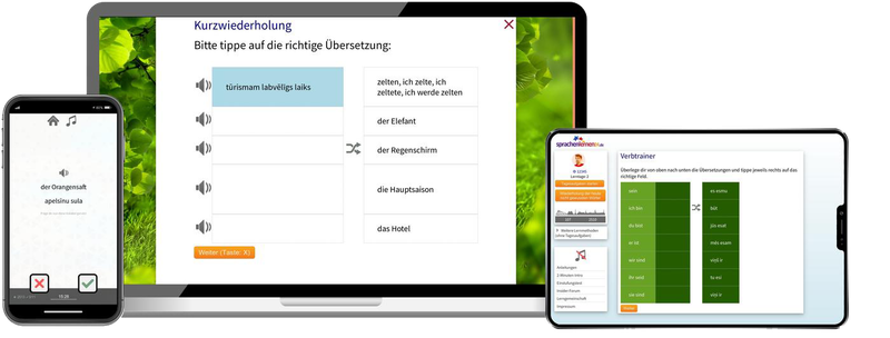 Lettisch-Komplettpaket - Onlinekurs