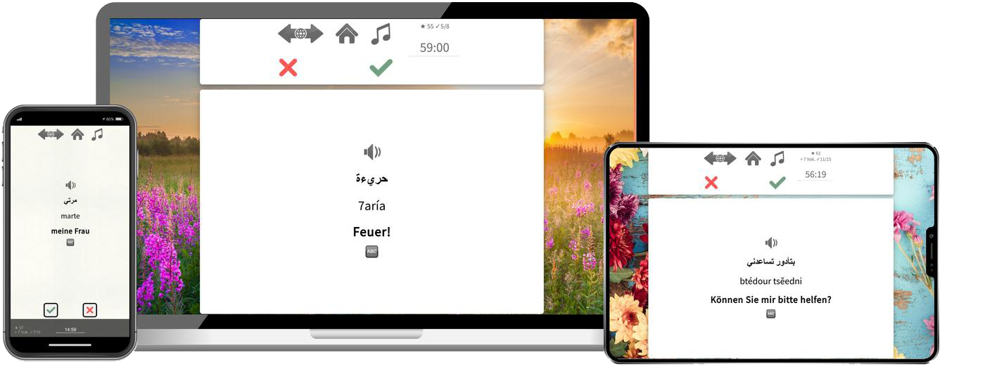 Libanesisch Expresskurs A1 Onlinekurs mit Audiotrainer für Anfänger und Reisen