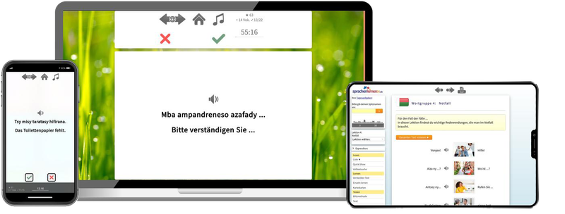Madagassisch-Expresskurs + Audiotrainer - Onlinekurs