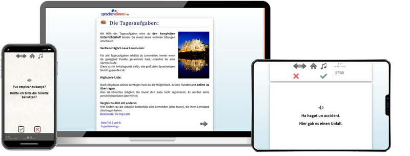 Mallorquinisch Reisepaket Sprachkurs mit Audiotrainer für Urlaub und Reise