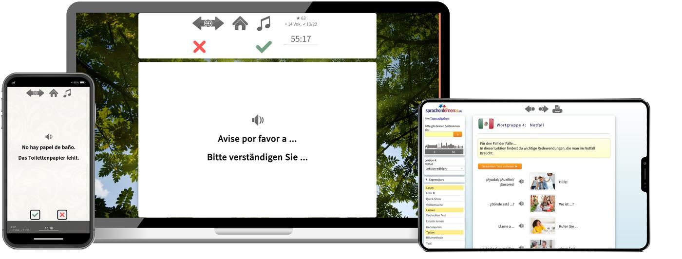 Mexikanisch-Expresskurs + Audiotrainer - Onlinekurs Mexikanisch Expresskurs A1 Onlinekurs mit Audiotrainer für Anfänger und Reisen