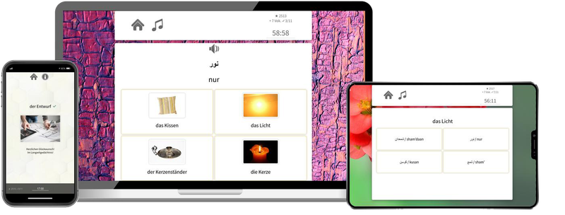 Persisch-Aufbaukurs (B1/B2) + Audiotrainer - Onlinekurs