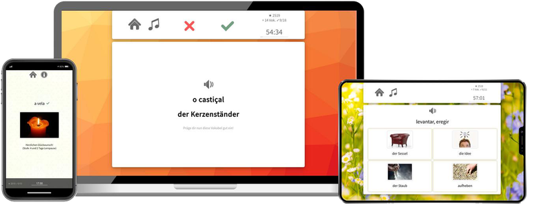 Portugiesisch-Aufbaukurs (B1/B2) + Audiotrainer - Onlinekurs Portugiesisch-Aufbaukurs (B1/B2) + Audiotrainer - Onlinekurs