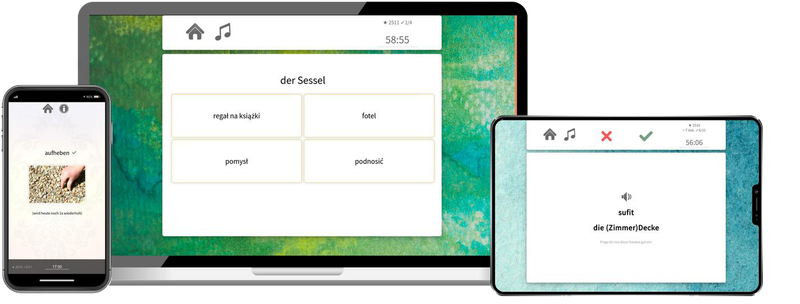 Polnisch-Aufbaukurs (B1/B2) + Audiotrainer - Onlinekurs