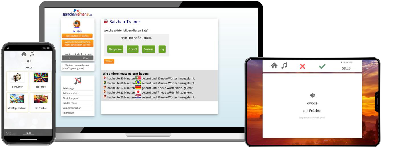Polnisch-Fachwortschatz (C1/C2) + Audiotrainer - Onlinekurs Polnisch Fachwortschatz C1 C2 Onlinekurs für Fortgeschrittene und Beruf