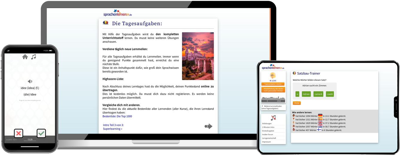 Rumänisch-Komplettpaket - Onlinekurs