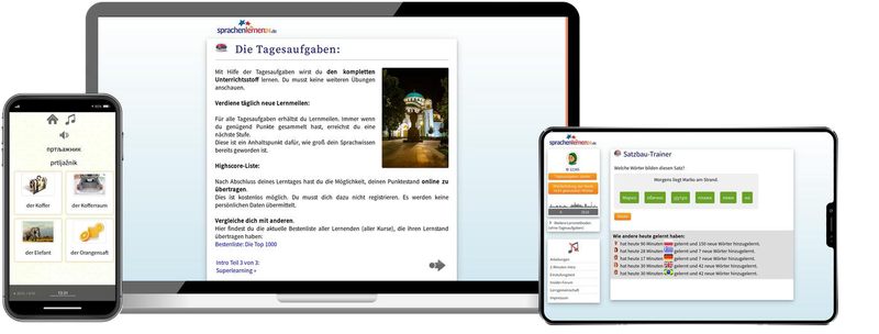 Serbisch-Komplettpaket - Onlinekurs