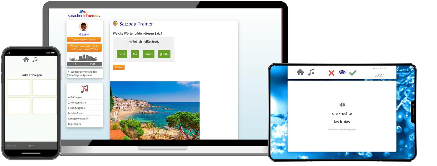 Spanisch-Fachwortschatz (C1/C2) + Audiotrainer - Onlinekurs
