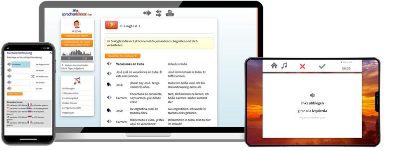 Spanisch (Südamerika)-Fachwortschatz (C1/C2) + Audiotrainer - Onlinekurs