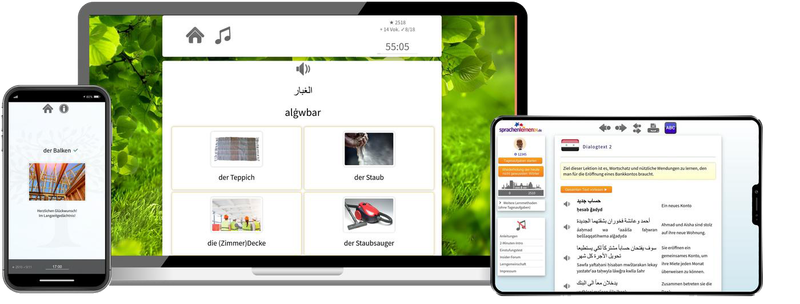Syrisch Aufbaukurs B1 B2 Onlinekurs mit Audiotrainer für Fortgeschrittene