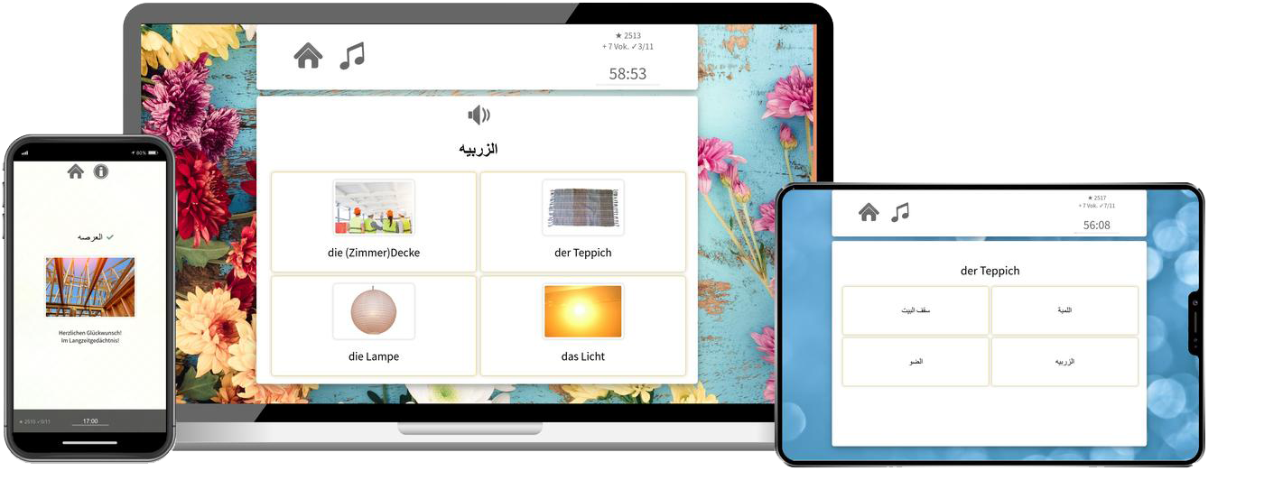 Tunesisch-Aufbaukurs (B1/B2) + Audiotrainer - Onlinekurs