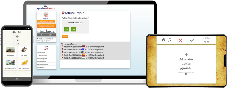 Tunesisch-Fachwortschatz (C1/C2) + Audiotrainer - Onlinekurs