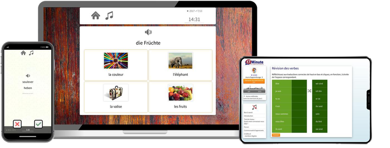 Deutsch lernen für Franzosen-Basiskurs (A1/A2) + Audiotrainer - Onlinekurs Deutsch lernen für Franzosen-Basiskurs (A1/A2) + Audiotrainer - Onlinekurs