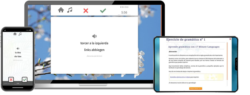 Deutsch lernen für Spanier-Basiskurs (A1/A2) + Audiotrainer - Onlinekurs Deutsch lernen für Spanier-Basiskurs (A1/A2) + Audiotrainer - Onlinekurs