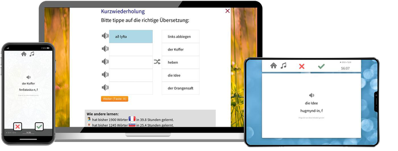 Isländisch-Basiskurs (A1/A2) + Audiotrainer - Onlinekurs Isländisch-Basiskurs (A1/A2) + Audiotrainer - Onlinekurs