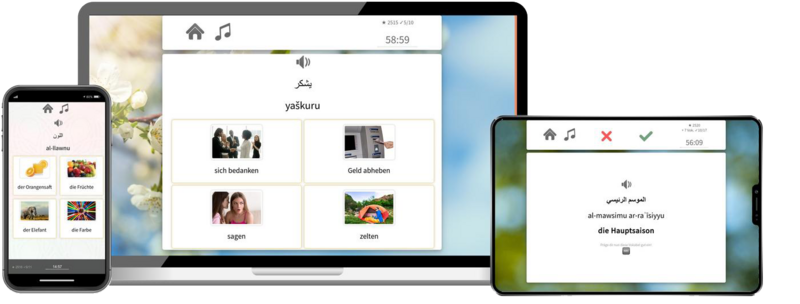 Arabisch Basiskurs A1 A2 Onlinekurs mit Audiotrainer für Anfänger