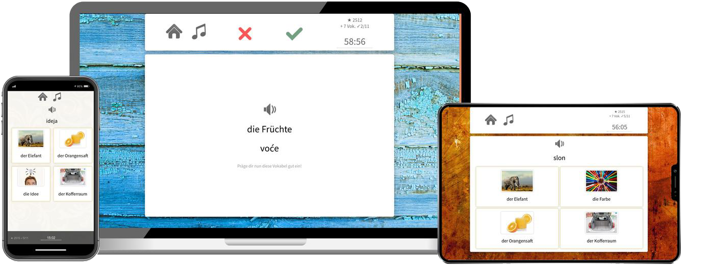 Bosnisch Basiskurs A1 A2 Onlinekurs mit Audiotrainer für Anfänger