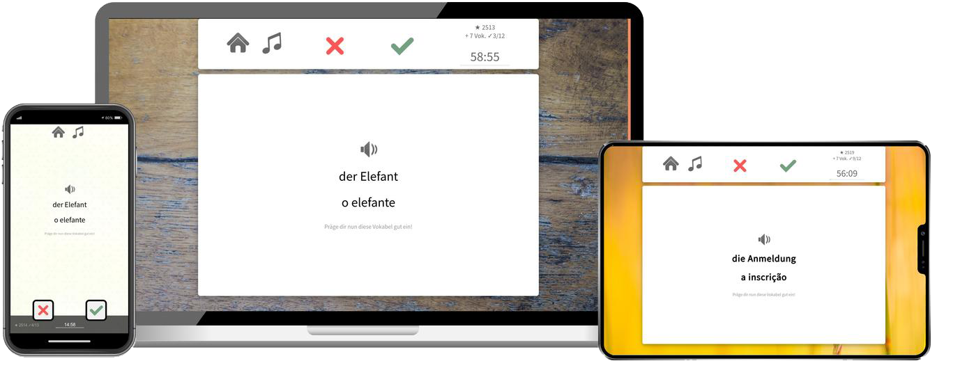 Brasilianisch Basiskurs A1 A2 Onlinekurs mit Audiotrainer für Anfänger