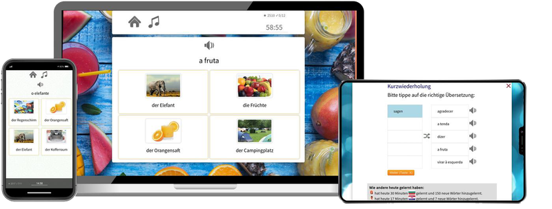 Portugiesisch-Basiskurs (A1/A2) + Audiotrainer - Onlinekurs Portugiesisch-Basiskurs (A1/A2) + Audiotrainer - Onlinekurs