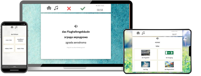 Serbisch-Basiskurs (A1/A2) + Audiotrainer - Onlinekurs