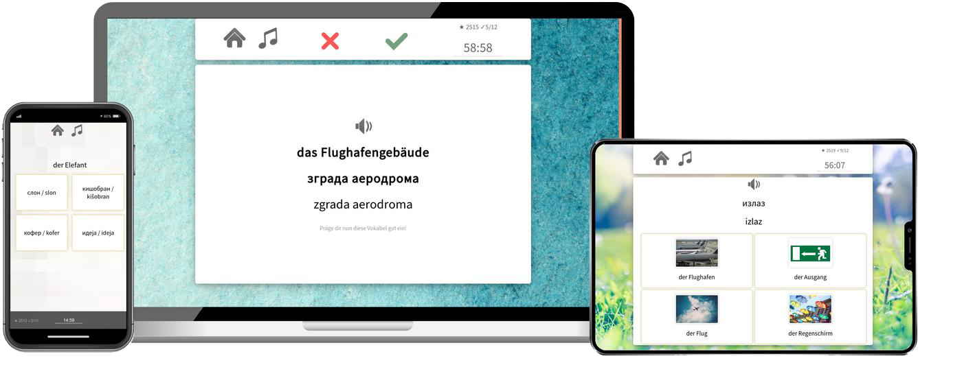 Serbisch Basiskurs A1 A2 Onlinekurs mit Audiotrainer für Anfänger