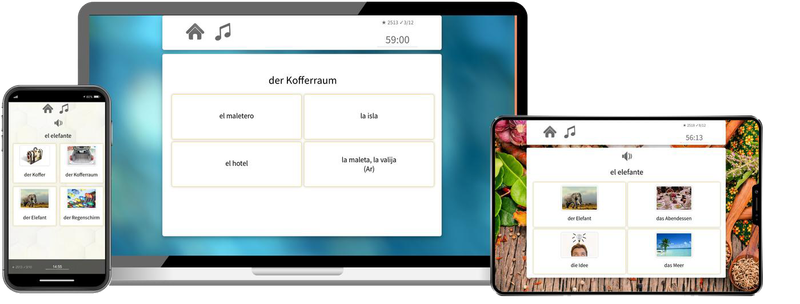 Spanisch (Südamerika)-Basiskurs (A1/A2) + Audiotrainer - Onlinekurs