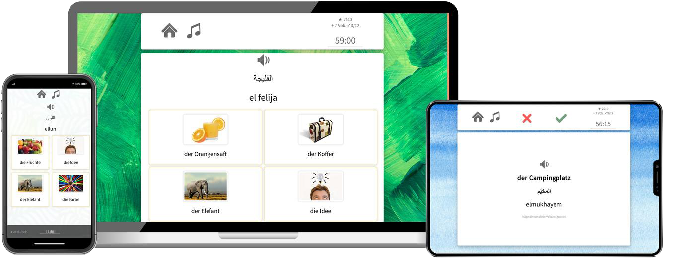 Tunesisch-Basiskurs (A1/A2) + Audiotrainer - Onlinekurs