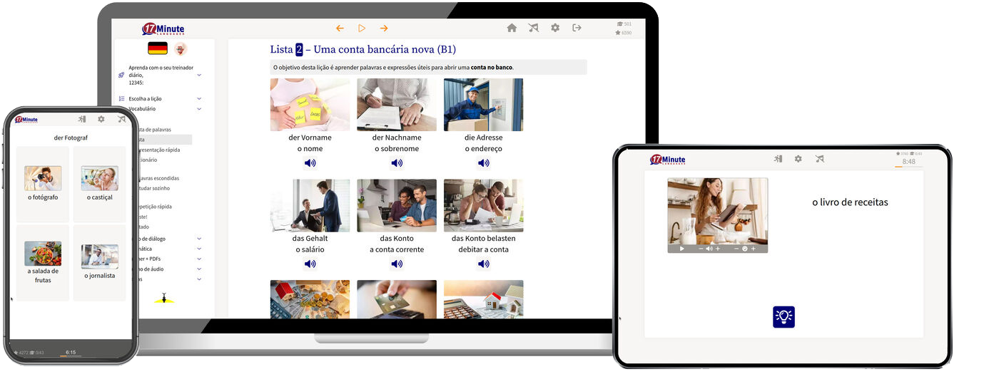Deutsch für Brasilianer-Fachwortschatz (C1/C2) + Audiotrainer - Onlinekurs