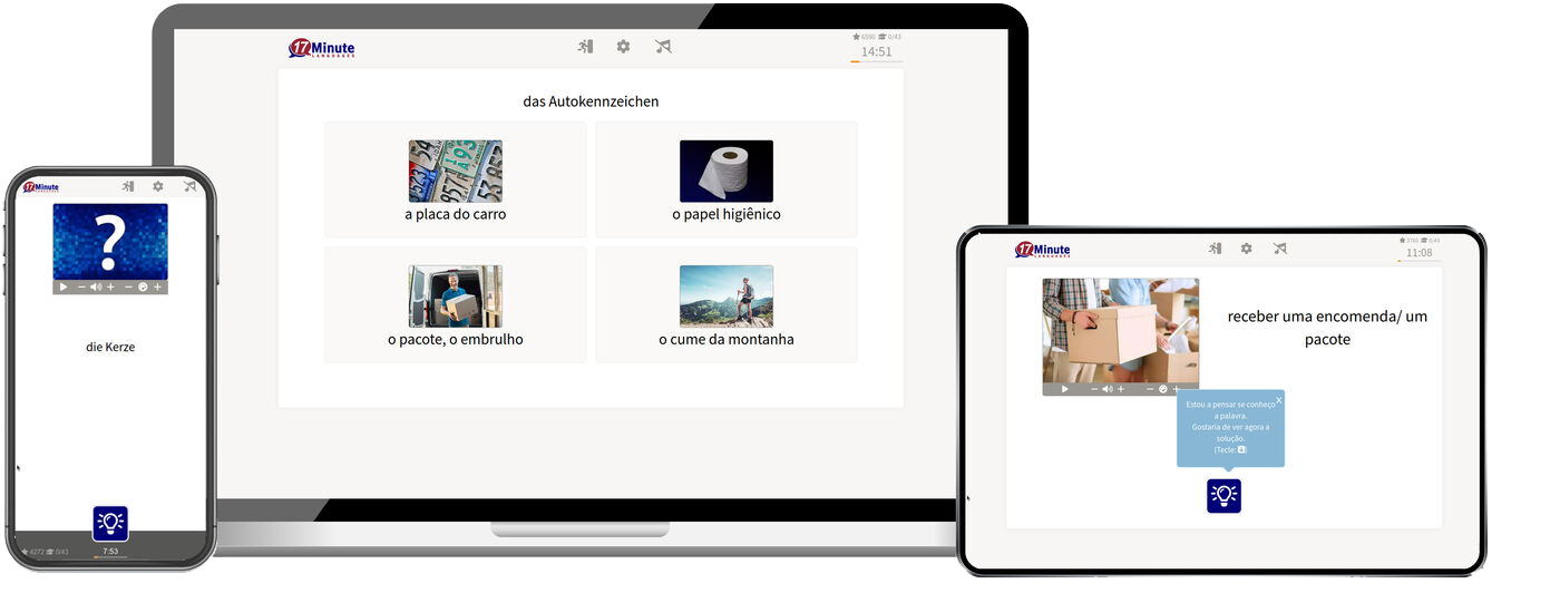 Deutsch für Brasilianer-Komplettpaket - Onlinekurs