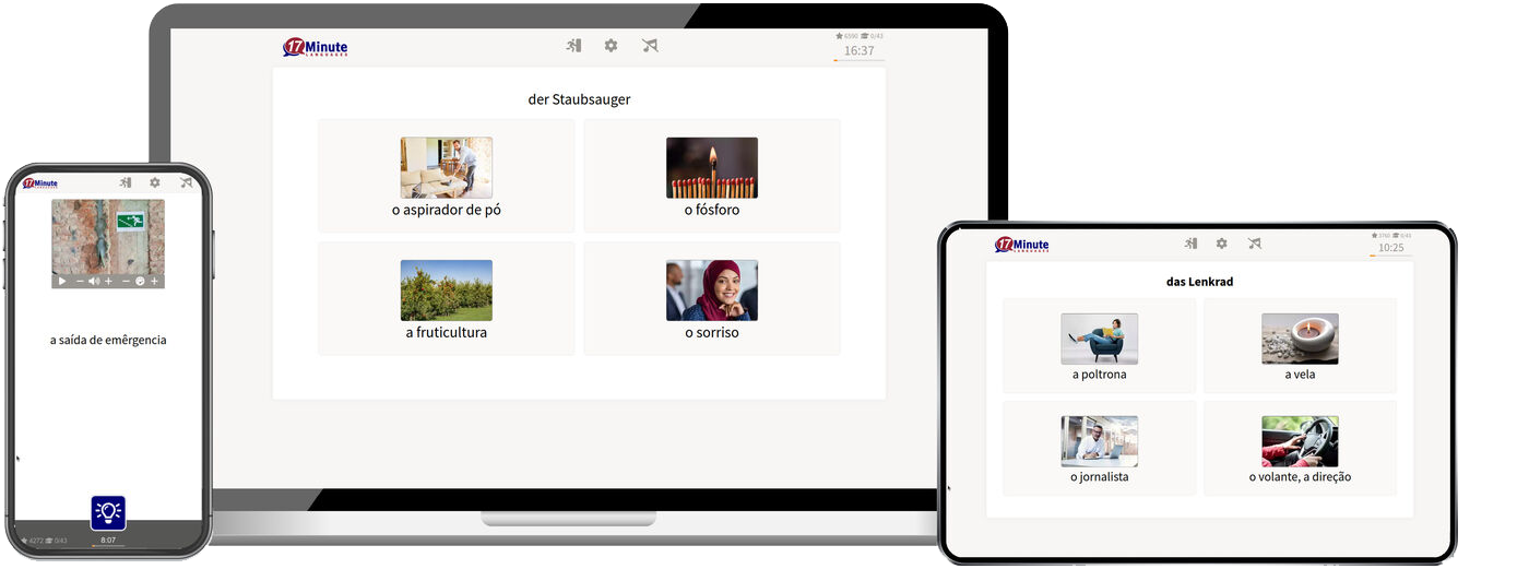 Deutsch für Brasilianer-Aufbaukurs (B1/B2) + Audiotrainer - Onlinekurs