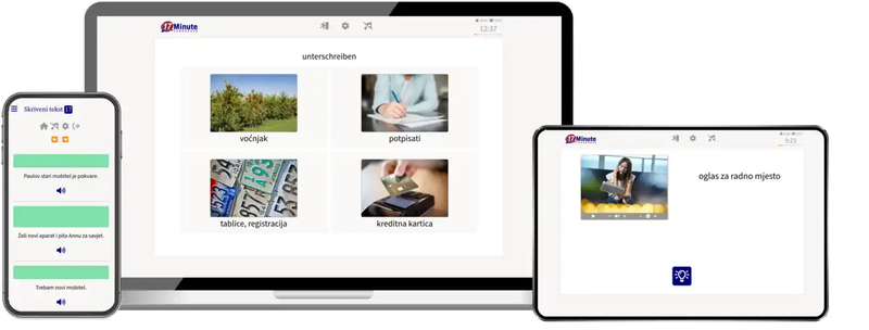 Deutsch für Kroaten-Fachwortschatz (C1/C2) + Audiotrainer - Onlinekurs
