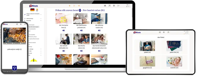 Deutsch für Slowenen-Fachwortschatz (C1/C2) + Audiotrainer - Onlinekurs