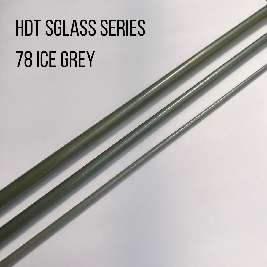 HDT 78 S-Glass Fiberglas Blank ice grey