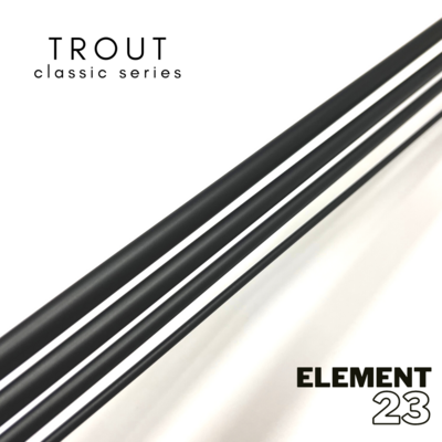 Element 23 – Sea-Trout Classic HM 790c - 9ft 7wt 4pc matt schwarz